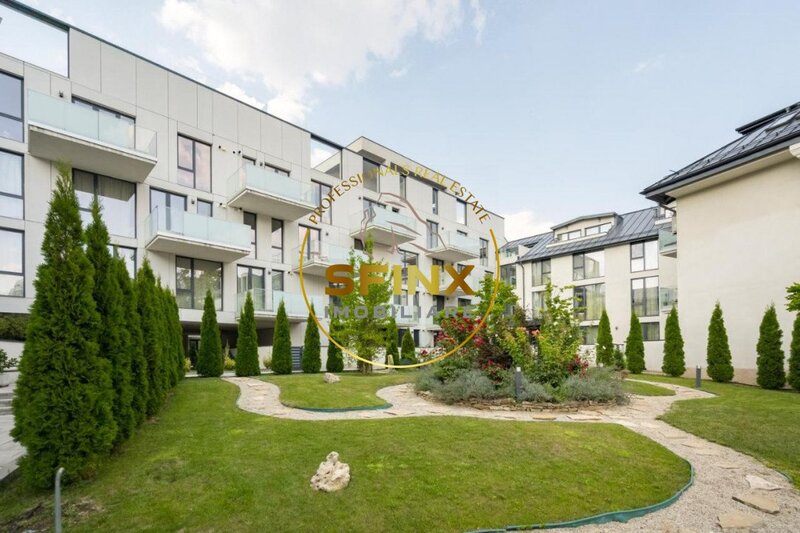 Prima inchiriere, apartament superb in campus cu gradina si piscina la inaltime