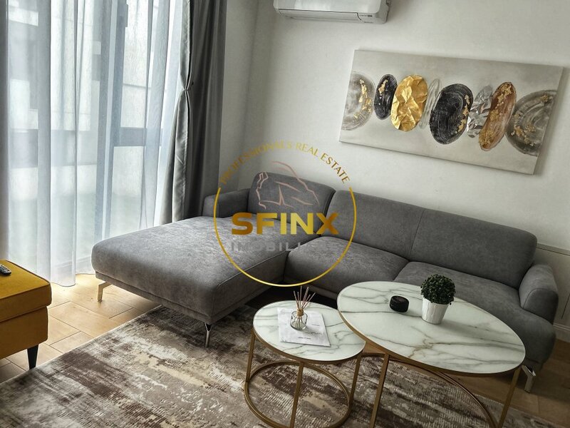 Prima inchiriere, apartament superb in campus cu gradina si piscina la inaltime